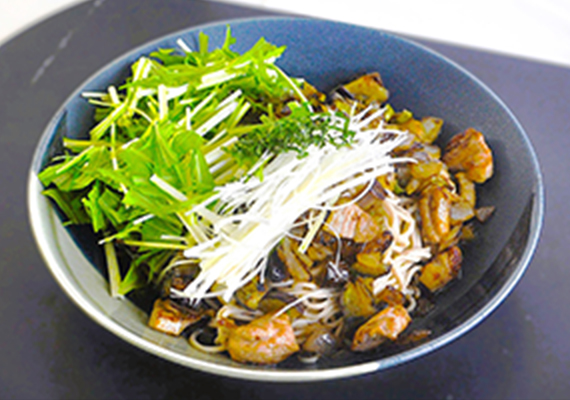 冷やし鴨脂そば