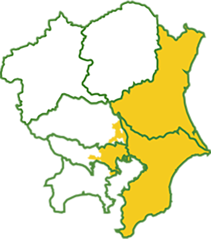 配送エリアの目安地図