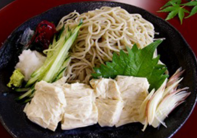 冷やしつゆ蕎麦